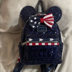 Minnie Mouse Patriotic Loungefly